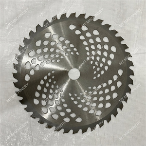 ใบมีดตัดหญ้าเบนซิน 40 ฟัน ใบมีดโลหะผสม 255 มม. อะไหล่เครื่องตัดหญ้า ใบเลื่อยตัดหญ้าสำหรับสวน - Product Image 2