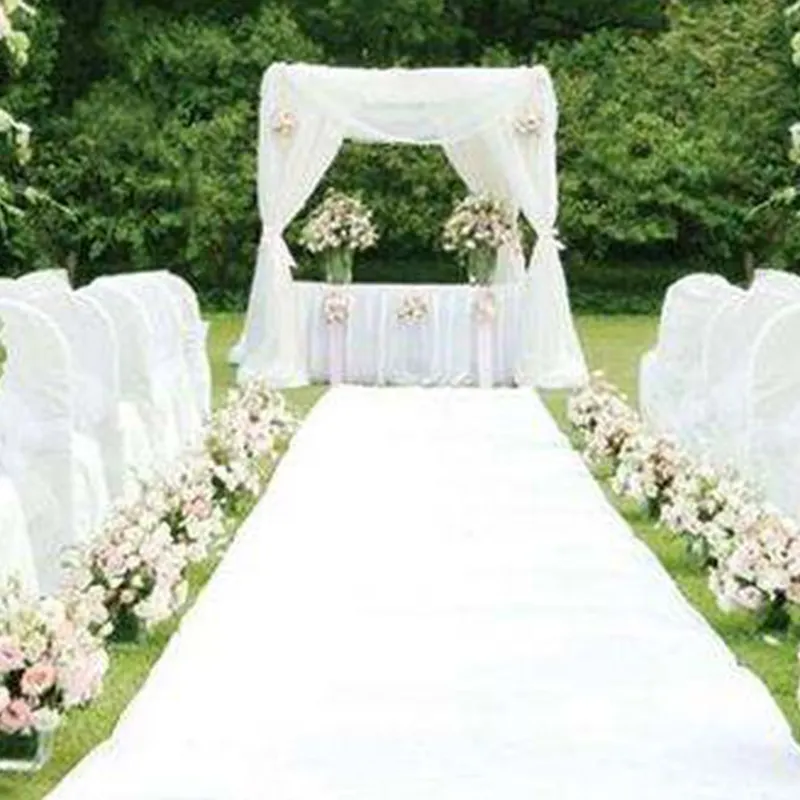 В рулонах одноразовый высокий глянцевый белый дорожный отражающий зеркальный ковер для пола и прохода для свадебного украшения сцены