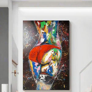 Personalizado impreso moderno Sexy desnudo femenino glúteos Graffiti retrato abstracto pared arte póster dormitorio decorativo lienzo al óleo - Product Image 3