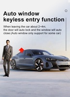 Producto caliente Pantalla táctil universal Llave automática inteligente para Audi Car Smart Key LED Sistema de entrada sin llave