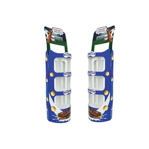 ชั้นวางสินค้าช็อกโกแลตแบบกำหนดเองสำหรับซูเปอร์มาร์เก็ต ชั้นวางแสดงสินค้าแบบกล่อง ชั้นวางแสดงสินค้าแบบตั้งพื้นสำหรับร้านค้า ชั้นวางแสดงสินค้าแบบตั้งโต๊ะ POS ชั้นวางแสดงสินค้าแบบกระดาษแข็ง - Product Image 4