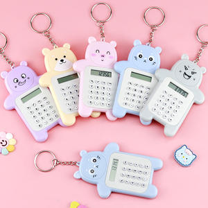 Calculatrice de poche portable 8 chiffres, mini, mignonne, en forme d'animal, style scientifique, en plastique, pour promotions - Product Image 3