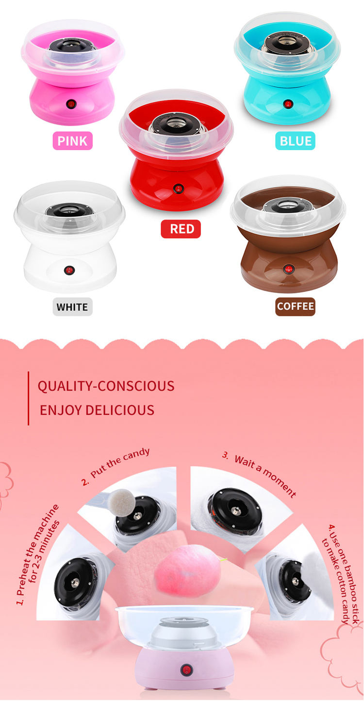 Hot on Amazon 110V 220V Electric Automatic Marshmallow Candy Machine Small Marshmallow Flosser