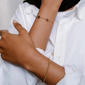 Bracelets ajustables en acier inoxydable plaqué or, classiques, 12 signes du zodiaque, pour les occasions d'anniversaire - Product Image 3