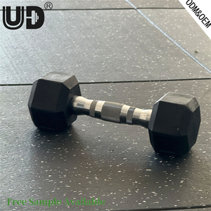 Baldosas de Caucho Reciclado <span class=keywords><strong>para</strong></span> Pisos, Grado Comercial, Resistentes, Absorbentes de Impactos, Base Negra con Destellos de Color - Product Image 4