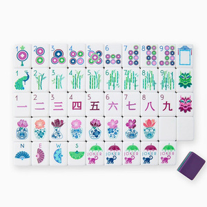 Colorful Custom Japanese Chinese American <b>Mahjong</b> Acrylic <b>Mahjong</b> Game for Party Entertainment - Product Image 4