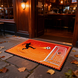 Tapis <span class=keywords><strong>de</strong></span> <span class=keywords><strong>sol</strong></span> sur le thème du football personnalisé pour home cinéma et salle <span class=keywords><strong>de</strong></span> sport - Product Image 6