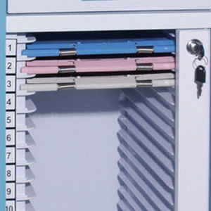 MN-PRT001 Ziekenhuisapparatuur Patiëntenkoffer Record Trolley Plastic Abs Medische Geschiedenis Clip Trolley - Product Image 2