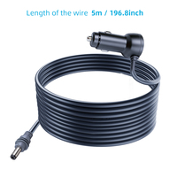 Cable de Carga para Coche Starlink Mini de 12-24V con Encendedor de Cigarrillos, 3M, Impermeable, PD35W, USB-C/USB-A, Carga Rápida, Pantalla Digital
