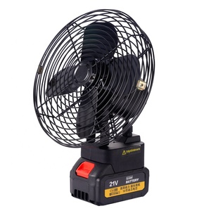 Wiederaufladbarer Kabelloser Industrieller <span class=keywords><strong>TOPTEC</strong></span> Akku-Ventilator für Reisen, Schlafzimmer, Zuhause, Camping, Zelt, Büro, Strand und Schreibtisch - Product Image 1