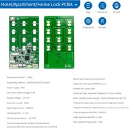 Carte de contrôle de serrure de porte, carte de contrôle d'accès, carte de serrure numérique, carte de contrôle de serrure intelligente, assemblage de carte intelligente, PCBA OEM ODM personnalisé clé en main