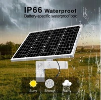 Panneau solaire monocristallin 30W 50W 60W 80W 100W 120W 160W 240W 320W 12V, module de charge PV avec batterie pour camping-car, bateau, caméra CCTV