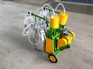 <strong>Farm</strong> Equipment Stainless Single Bucket Cow <strong>Milking</strong> <strong>Machine</strong> with 25L Stainless Milk Bucket - Product Image 2