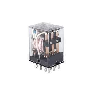 Relais intermédiaire Delixi CDZ9-52PL à semi-conducteurs, électromagnétique, DC24V, 12V/36V/220V AC24V, étanche, petit, 220V AC24V, pour éclairage - Product Image 1