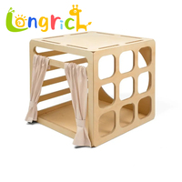 Structure d'escalade Montessori à 6 faces, aire de jeux intérieure en bois pour enfants, centre d'activités pour tout-petits, crèche à domicile