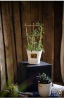 Treillis en bambou naturel Support de pression en bois traité thermiquement pour lit de jardin fleuri Clôture Treillis et portails