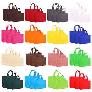 กระเป๋าโท้ทผ้าไม่ทอสีดำกันน้ำแบบกำหนดเองเพื่อการส่งเสริมการขาย กระเป๋าช้อปปิ้งผ้าไม่ทอแบบทนทานพร้อมโลโก้พิมพ์ - Product Image 2