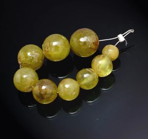 AAA Natural extremadamente raro Sphene Titanite 5mm-9mm suave redondo suelto Sphene cuentas de piedras preciosas semipreciosas para la fabricación de joyas - Product Image 4