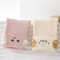 Chaussettes en coton respirantes antidérapantes pour bébés, nourrissons, tout-petits et enfants, motif dessin animé mignon, unisexe, haute qualité, collection automne-hiver