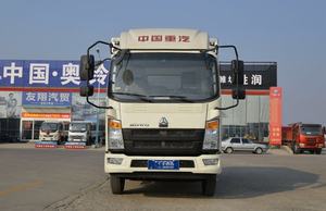 HOWO Euro 3ดีเซลรุ่น5T 6T ตู้บรรทุกสินค้ารถบรรทุกกล่องจัดส่งด่วน - Product Image 2