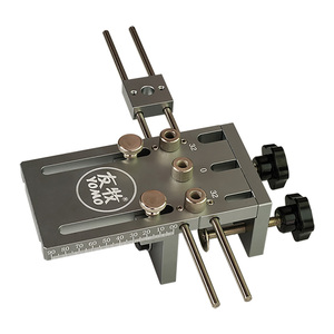 Bộ dụng cụ định vị khoan gỗ bằng hợp kim nhôm, bộ dụng cụ định vị khoan chốt gỗ, bộ dụng cụ dẫn hướng khoan cam MD590 - Product Image 1