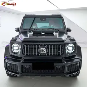 Upgrade Brabu B800 Dry Carbon Fiber Body Kit Hood With PP Material For Mercedes Benz G-Class W464 AMG G63 Brabu Kit 2019-2022