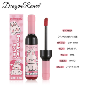 Dragon Ranee, botella de vino tinto de 3 colores, esmalte de labios, tinte de labios, Copa antiadherente, brillo de labios hidratante, lápiz labial líquido de dibujos animados, agua - Product Image 4