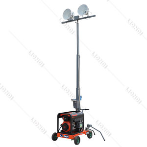 Tour d'éclairage <span class=keywords><strong>mobile</strong></span> diesel, générateur portable, travaux de construction, travaux routiers, éclairage de secours en cas d'urgence, éclairage de <span class=keywords><strong>chantier</strong></span>, éclairage de secours en cas de catastrophe - Product Image 3