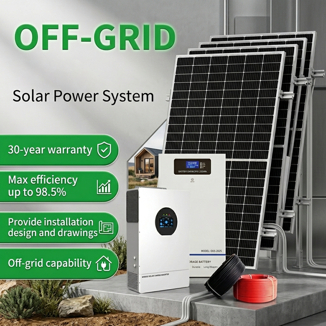 Factory Outlet 3000 Watt Solar Energy Station Off Grid Electricity Generation Philippines Service PV Modules