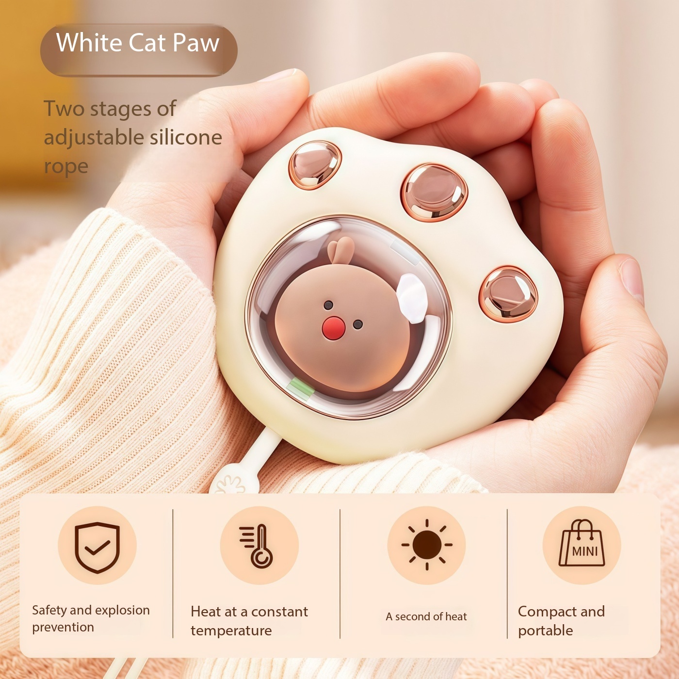 Boîte de couleur A-Cat Paw [Chargement USB blanc]
