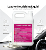 Liquide d'entretien du cuir 4L, nettoyant nourrissant, polissant, protecteur, restaure la brillance pour les sièges de voiture et l'intérieur