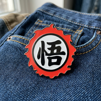 Badges en métal de dessin animé Goku, boutons, broches en métal, épingles en émail dur, épingles pour chemise, épingles pour revers, épingles d'anime pour souvenir