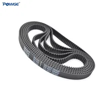 Rubber Loop POWGE HTD 3M Synchronous Timing Belt Pitch Length 324/327/330/333/336/339/342/345/348/351/354/357mm Width 9mm Rubber Closed Loop