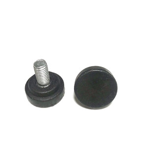 Pieds réglables en plastique noir J444, patins de nivellement pour meubles, supports d'étagère - Product Image 3