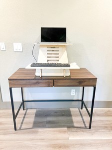 Portable Plywood Laptop Stand Height Adjustable Notebook <strong>Riser</strong> Holder Rack <strong>for</strong> <strong>Bed</strong> and Office - Product Image 4