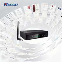 HENGLI OEM 1080P MTK ALI GX Chips Disponibles, Receptor de TV Híbrido, Decodificador DVB T2, Receptor de Televisión Digital