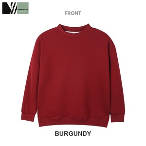 Sudadera de cuello redondo de algodón peinado de 450G, forro polar, peso pesado, proveedor personalizado de ropa para hombre, MOQ 2 piezas - Product Image 6