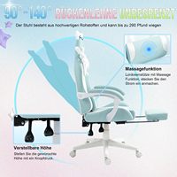 Échantillon gratuit Anji personnalisé pas cher rose inclinable haut-parleur massage Silla Gamer course ordinateur chaise de jeu chaise de jeu avec repose-pieds