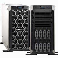 Serveur Tour Dell T340, Socket Unique, 4 DIMM DDR4, PCIe 3.0, SAS, SATA pour Collaboration, Partage, Connectivité et Stockage pour Petites Entreprises