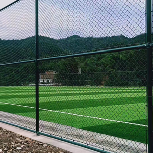 Clôture de stade en PVC galvanisé, écologique, facile à assembler, filet de <span class=keywords><strong>cage</strong></span> de football avec mailles en forme de diamant pour une utilisation sur les terrains de football de <span class=keywords><strong>jardin</strong></span> - Product Image 2