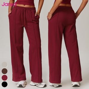 Nuovo abbigliamento sportivo per il Fitness da <span class=keywords><strong>donna</strong></span>, <span class=keywords><strong>pantaloni</strong></span> sportivi a <span class=keywords><strong>vita</strong></span> alta, larghi e dritti <span class=keywords><strong>con</strong></span> coulisse elasticizzati, <span class=keywords><strong>pantaloni</strong></span> della tuta - Product Image 5