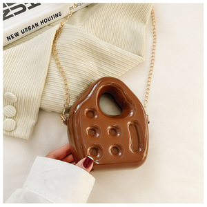 Korean Style <strong>Mini</strong> <strong>Taschen</strong> Leather Irregular Shape Shoulder Bag Candy Color Bolsas Para Mujer Heteromorphic Quality Handbags - Product Image 5