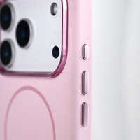 JOYPORODO S071 Casing Ponsel Silikon Cair Mewah untuk iPhone 18 17 16 15 14 Pro Max Trendy Anti Benturan Coque Silikon untuk Samsung