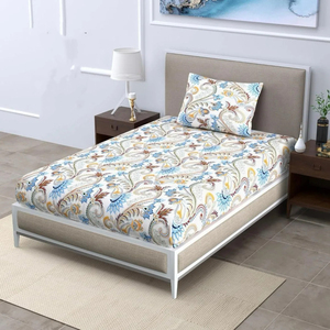 Lenzuolo misura singola in cotone lungo 100% <span class=keywords><strong>set</strong></span> di lenzuola e federa Premium 2 pezzi 90*190cm coprimaterasso - Product Image 4