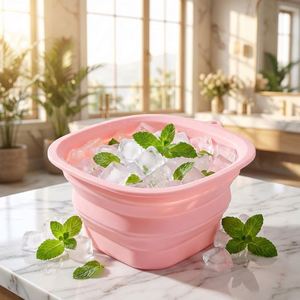 In Stock Silicone Ice <b>Compress</b> Basin Collapsible Facial Care Tool Soft Flexible BPA Free Food Grade Easy Storage Reusable - Product Image 2