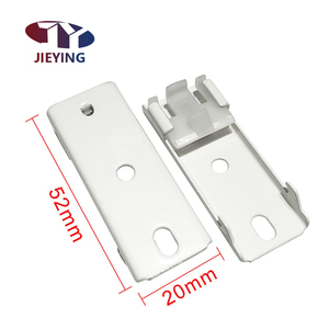 Jieying New Design Curtain Track Bracket Low Price Aluminium Alloy Curtain <strong>Rails</strong> <strong>Hooks</strong> Bracket <strong>for</strong> Window Decoration - Product Image 1