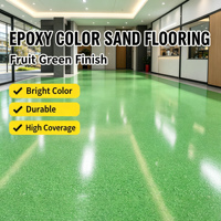 Peinture de sol autolissante en résine époxy colorée pour intérieur, cuisine et salle de bain, revêtement antidérapant et imperméable