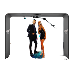 MWE 869 Cabina Fotografica a 360 Gradi 80cm/31.5" Dispositivo Selfie per iPad 2-3 Persone Controllo Remoto Bluetooth/Wi-Fi Metallo Garanzia 1 Anno - Product Image 4
