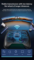 Bonacell 2.4GHz RGB Inalámbrico para Controladores One Elite/S/X/PC, Programación/Vibración/Audio de 3.5mm/Turbo/Giroscopio de 6 Ejes