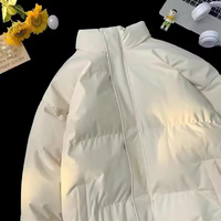 Chaqueta de Plumón con Cierre, Estilo Casual, Talla Grande, de Buena Calidad, Profesional, en Stock, Estilo Urbano, Cómoda para Hombre